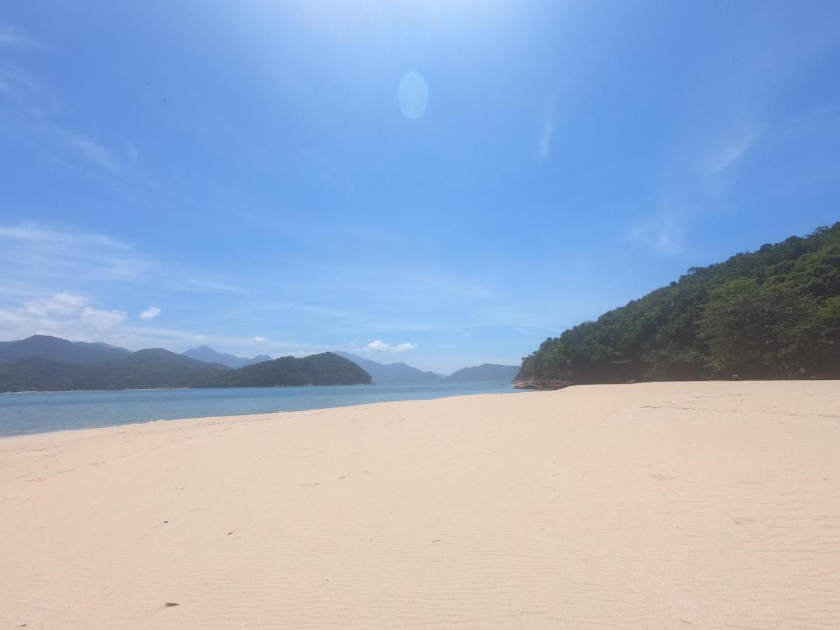 Apto Pertinho Da Praia - Lindo E Equipado! Internet 400Mb E 3 Tvs - Completo! Tv A Cabo Ubatuba Kültér fotó