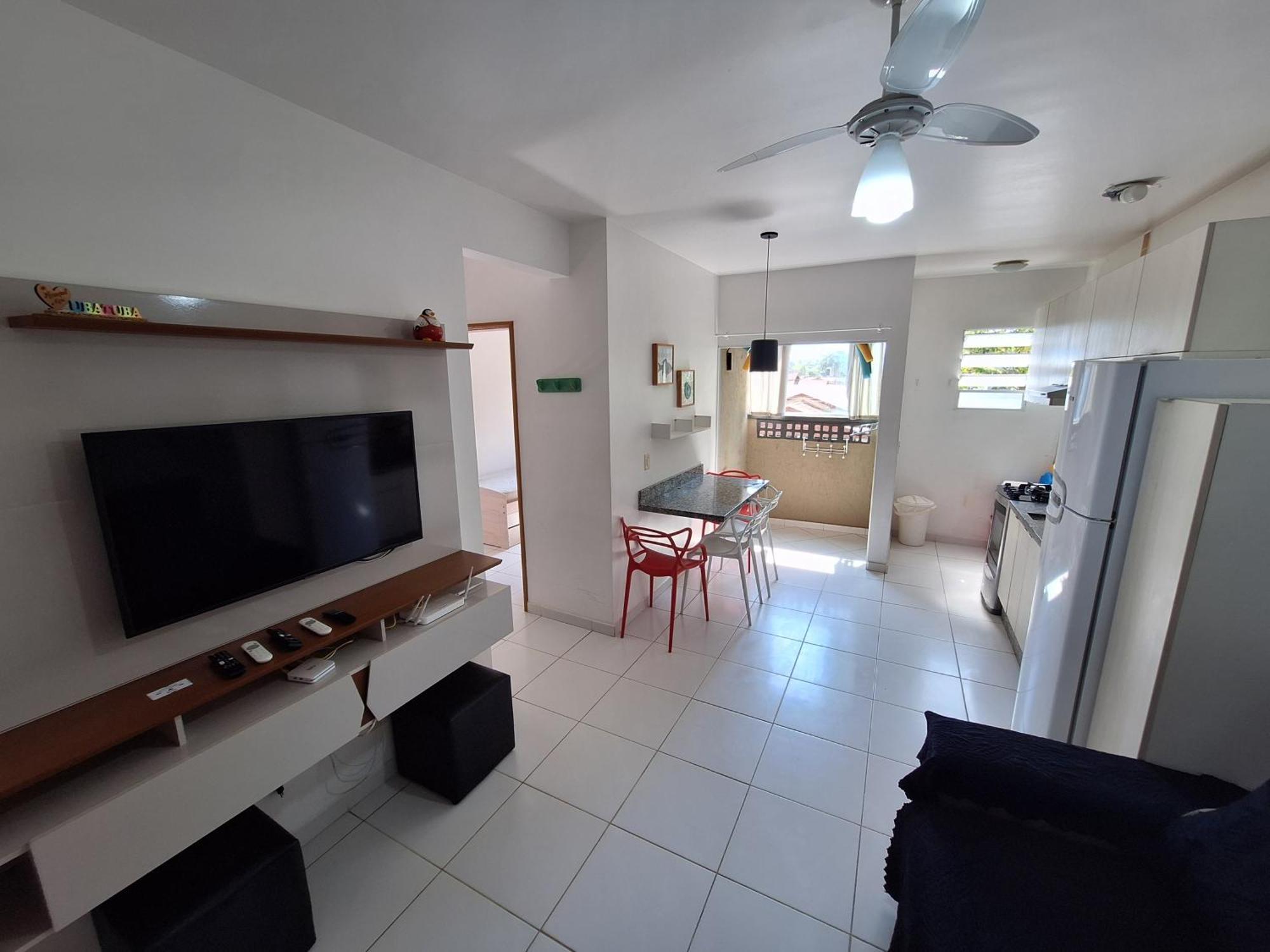 Apto Pertinho Da Praia - Lindo E Equipado! Internet 400Mb E 3 Tvs - Completo! Tv A Cabo Ubatuba Kültér fotó